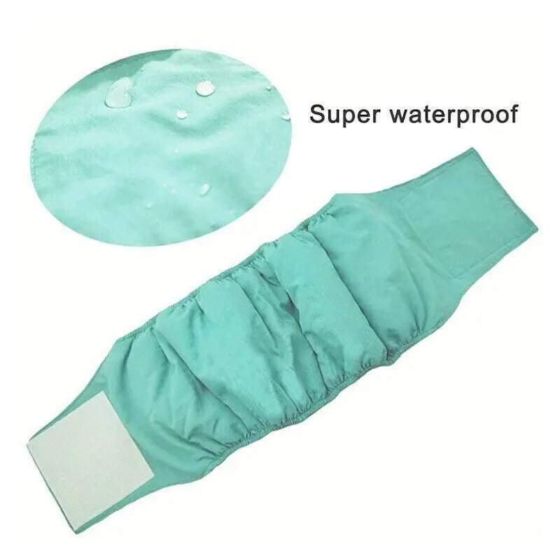 XS Male Dog Puppy Nappy Diaper Belly Wrap Band Sanitary Pants Underpants - Green V528-SANITARYPANTS-GREEN-S-57103