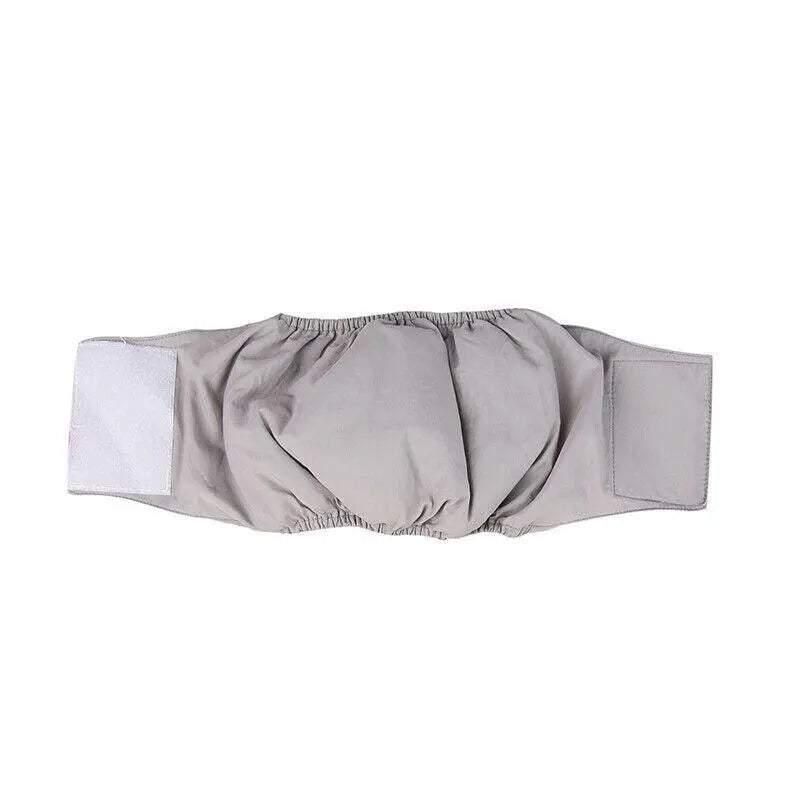 S Male Dog Puppy Nappy Diaper Belly Wrap Band Sanitary Pants Underpants - Grey V528-SANITARYPANTS-GREY-S-81464