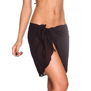Women Sarong Skirt Wrap Pareo Short Swim Cover Up Beach Bikini Beachwear - White V528-SARONGSKIRT-WHITE-611461