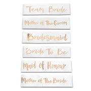 Bridal Party Sash Rose Gold Bride Bridesmaid Maid Honour Mother Hens Night Wear - Bride To Be V528-SASH-BRIDETOBE-757571