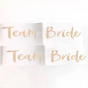 Bridal Party Sash Rose Gold Bride Bridesmaid Maid Honour Mother Hens Night Wear - Maid Of Honour V528-SASH-MAIDOFHONOUR-283886