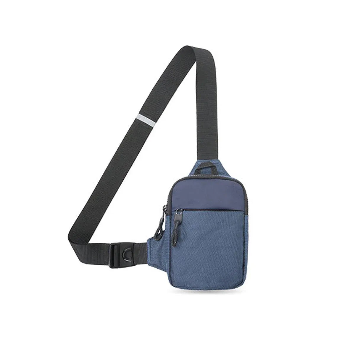 Sports Chest Bag Crossbody Backpack Mini Fashion Satchel for Outdoor Travel - Dark Blue V528-SATCHEL-DARK-BLUE-621587