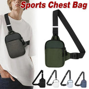 Sports Chest Bag Crossbody Backpack Mini Fashion Satchel for Outdoor Travel - Dark Blue V528-SATCHEL-DARK-BLUE-621587