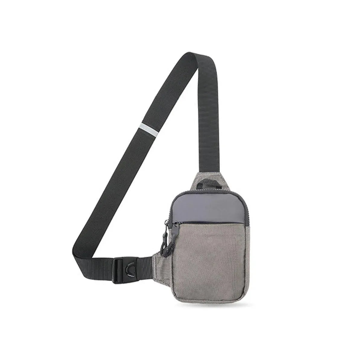 Sports Chest Bag Crossbody Backpack Mini Fashion Satchel for Outdoor Travel - Grey V528-SATCHEL-GREY-262310