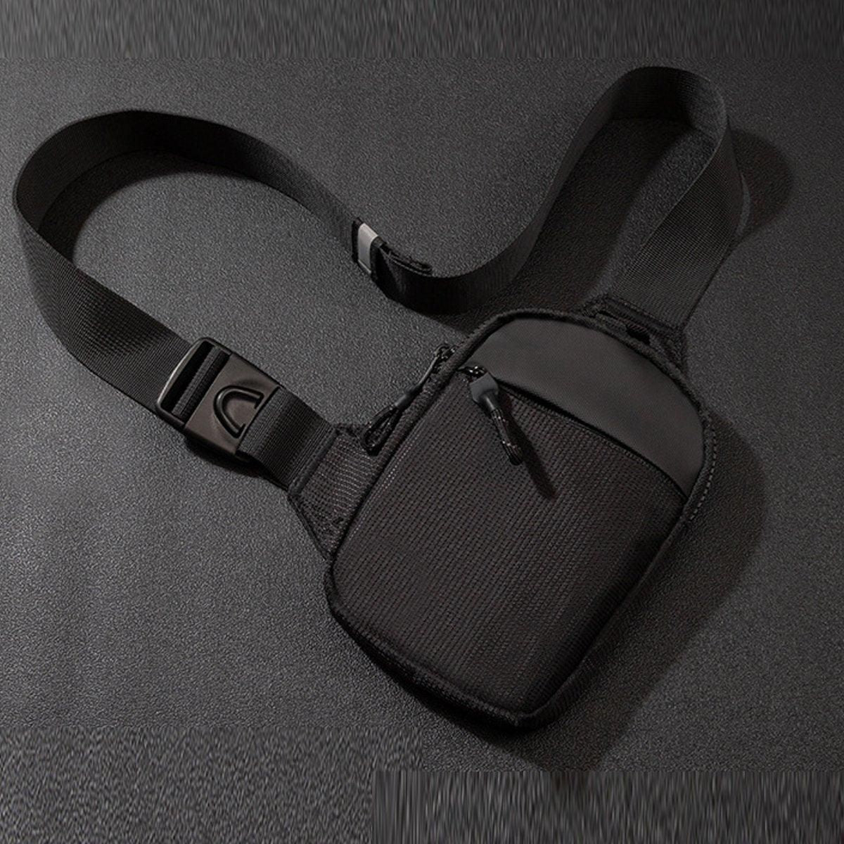 Sports Chest Bag Crossbody Backpack Mini Fashion Satchel for Outdoor Travel - Grey V528-SATCHEL-GREY-262310