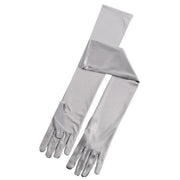 Elegant Long Satin Opera Gloves for Prom Party Wedding Costume or Formal Dress - Light Blue V528-SATINGLOVES-MISTGREEN-171610