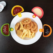 8PCS Plastic Salad Dressing Box Set Double Clip Bowl Snack Container with Spoon V528-SAUCE-DISH-8PCS-132854