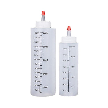 Squeeze Condiment Dispenser Bottles 250ml 500ml Sauce Craft Use Set of 6 - 250ML V528-SAUCEBOTTLE-250ML-6PCS-165288