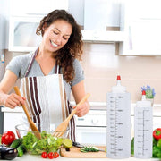 Squeeze Condiment Dispenser Bottles 250ml 500ml Sauce Craft Use Set of 6 - 250ML V528-SAUCEBOTTLE-250ML-6PCS-165288