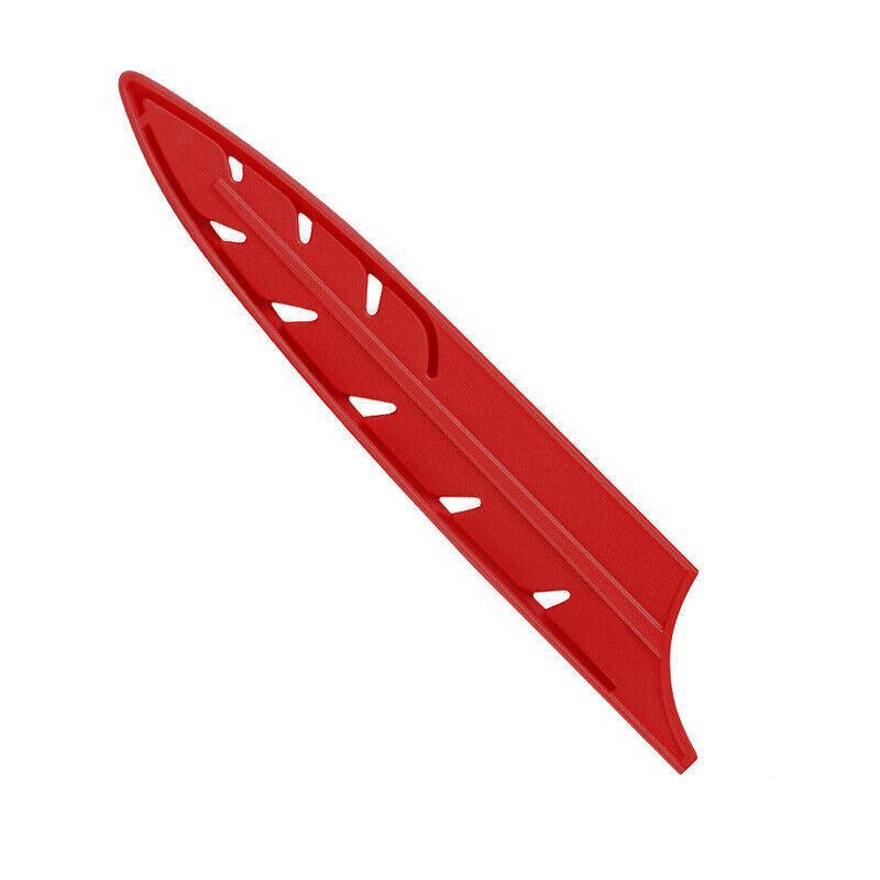 Plastic Knife Sheath Edge Guard Cover Scabbard Slicing Blade Red Protector Chef - Scabbard-5in V528-SCABBARD-5IN-832142