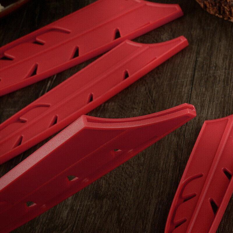 Plastic Knife Sheath Edge Guard Cover Scabbard Slicing Blade Red Protector Chef - Scabbard-5in V528-SCABBARD-5IN-832142