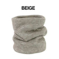 Fleece Neck Warmer Thermal Tube Scarf Winter Snood Hat for Men Women Outdoor - Beige V528-SCARF-BEIGE-672907