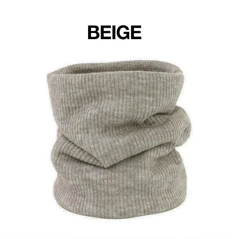 Fleece Neck Warmer Thermal Tube Scarf Winter Snood Hat for Men Women Outdoor - Beige V528-SCARF-BEIGE-672907
