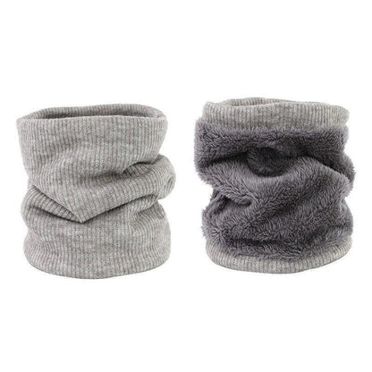 Fleece Neck Warmer Thermal Tube Scarf Winter Snood Hat for Men Women Outdoor - Beige V528-SCARF-BEIGE-672907