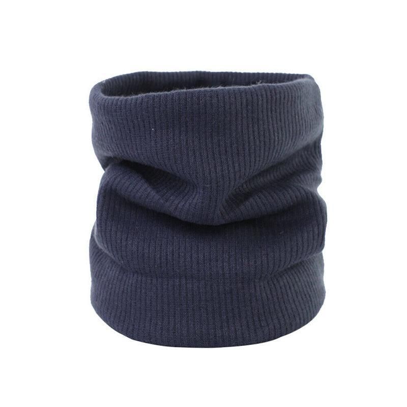 Fleece Neck Warmer Thermal Tube Scarf Winter Snood Hat for Men Women Outdoor - Blue V528-SCARF-BLUE-565820