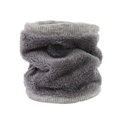 Fleece Neck Warmer Thermal Tube Scarf Winter Snood Hat for Men Women Outdoor - Blue V528-SCARF-BLUE-565820
