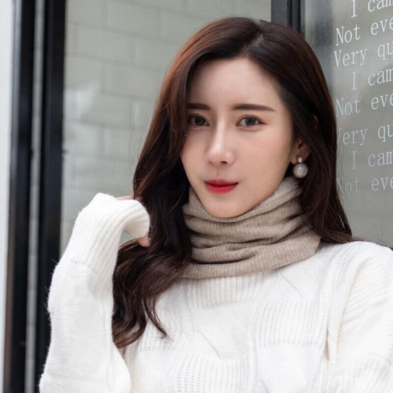 Fleece Neck Warmer Thermal Tube Scarf Winter Snood Hat for Men Women Outdoor - Blue V528-SCARF-BLUE-565820