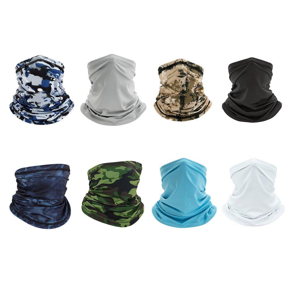 Sunblock Ice Silk Breathable Bandana Bib Face Scarf Fishing Biker Sport Headgear - Camouflage Green V528-SCARF-CAMOUFLAGE-GREEN-970332