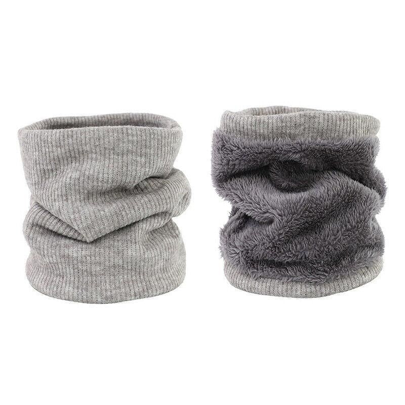 Fleece Neck Warmer Thermal Tube Scarf Winter Snood Hat for Men Women Outdoor - Green V528-SCARF-GREEN-100512
