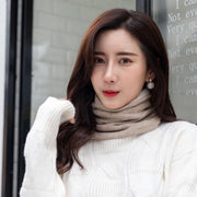 Fleece Neck Warmer Thermal Tube Scarf Winter Snood Hat for Men Women Outdoor - Green V528-SCARF-GREEN-100512