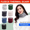 Fleece Neck Warmer Thermal Tube Scarf Winter Snood Hat for Men Women Outdoor - Navy V528-SCARF-NAVYBLUE-589991