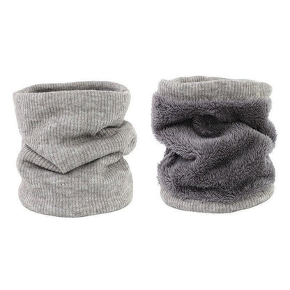 Fleece Neck Warmer Thermal Tube Scarf Winter Snood Hat for Men Women Outdoor - Navy V528-SCARF-NAVYBLUE-589991