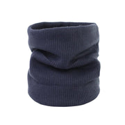 Fleece Neck Warmer Thermal Tube Scarf Winter Snood Hat for Men Women Outdoor - Navy V528-SCARF-NAVYBLUE-589991
