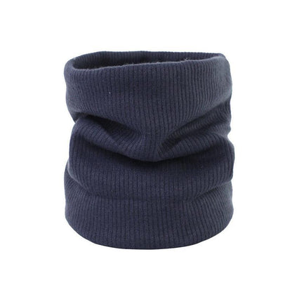 Fleece Neck Warmer Thermal Tube Scarf Winter Snood Hat for Men Women Outdoor - Navy V528-SCARF-NAVYBLUE-589991