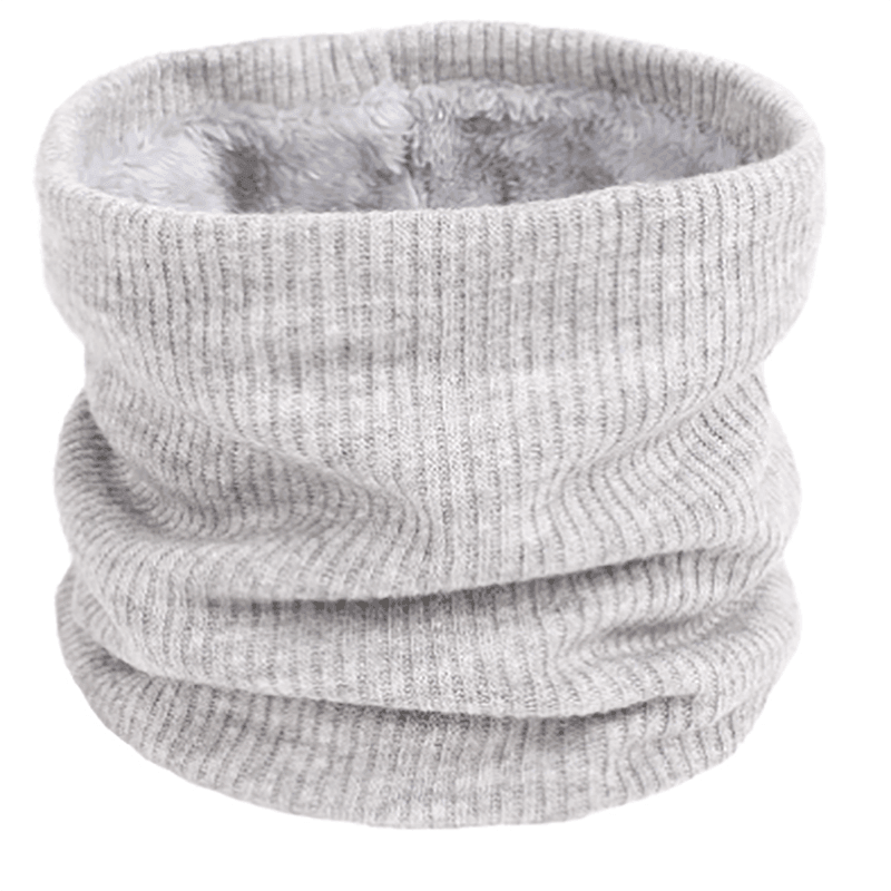 Fleece Neck Warmer Thermal Tube Scarf Winter Snood Hat for Men Women Outdoor - Navy V528-SCARF-NAVYBLUE-589991