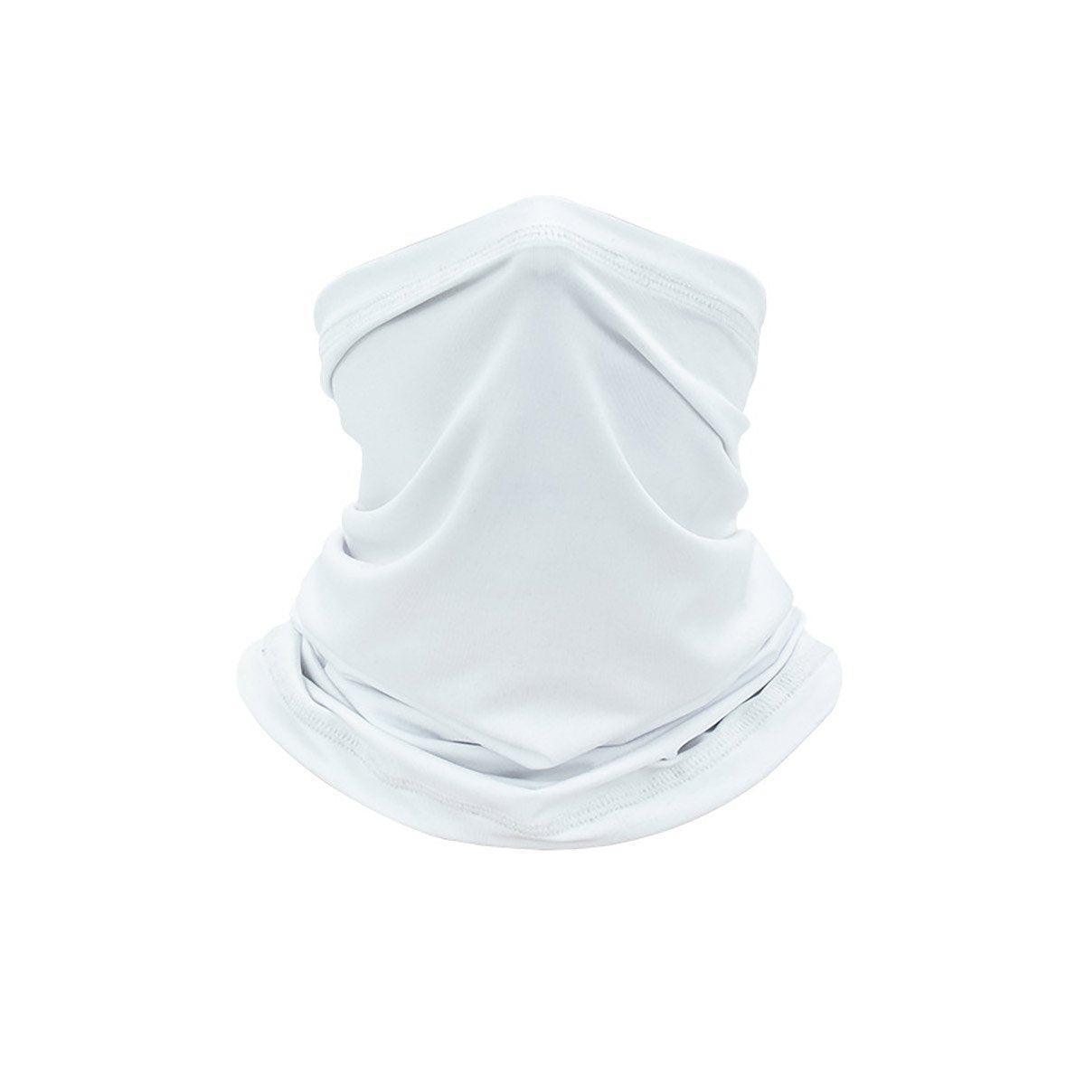 Sunblock Ice Silk Breathable Bandana Bib Face Scarf Fishing Biker Sport Headgear - White V528-SCARF-WHITE-252478