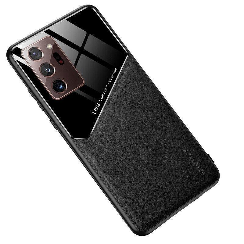 For Samsung Galaxy S21 S22 Note 20 Ultra Plus S20 FE Leather Case Black - For Samsung S22 Plus V528-SCASE-S22PLUS-BLACK-560120