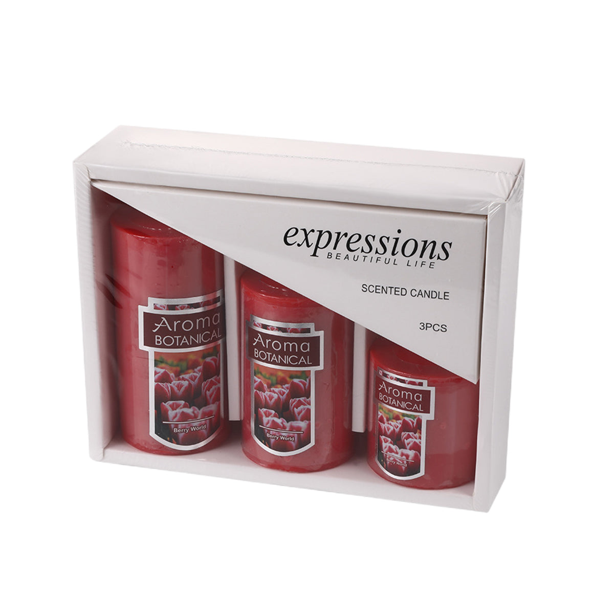 Classic Simple Cylindrical Scented Candles for Home Use Aromatherapy Decoration - White V528-SCENTED-CANDLE-WHITE-665226