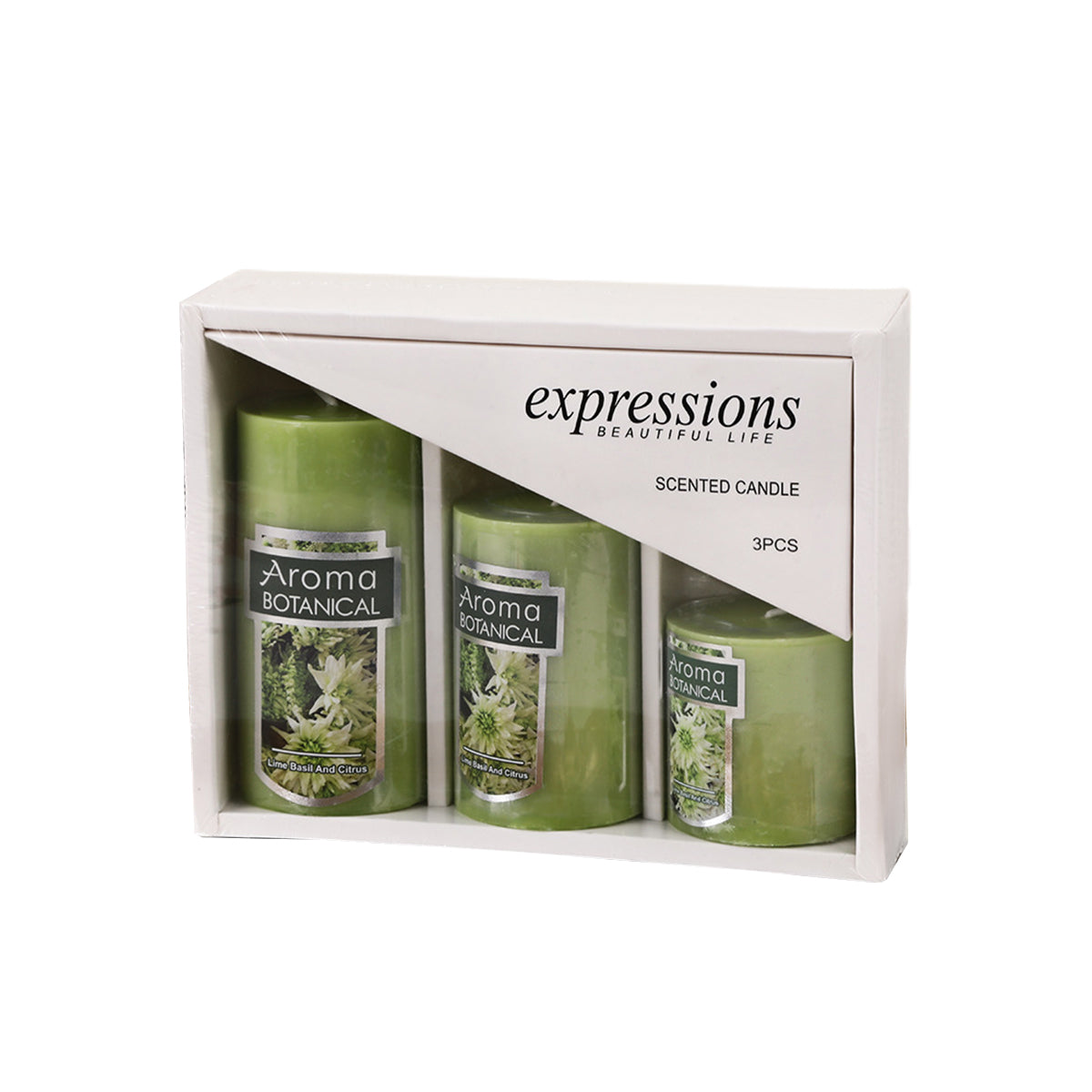 Classic Simple Cylindrical Scented Candles for Home Use Aromatherapy Decoration - White V528-SCENTED-CANDLE-WHITE-665226