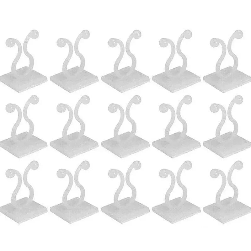 100Pcs Invisible Wall Clips for Plant Climbing & Vine Support V528-SCINDAPSUS-WHITE-100PCS-37424