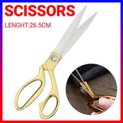 10.5inch Scissors Tailor Dressmaking Sewing Cutting Trimming Fabric Cutting Shear V528-SCISSORS-766935