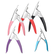 Acrylic Nail Tip Cutter False Nail Clipper U Shape Manicure Art Trimmer Tool - Blue V528-SCISSORSU-BLUE-721078