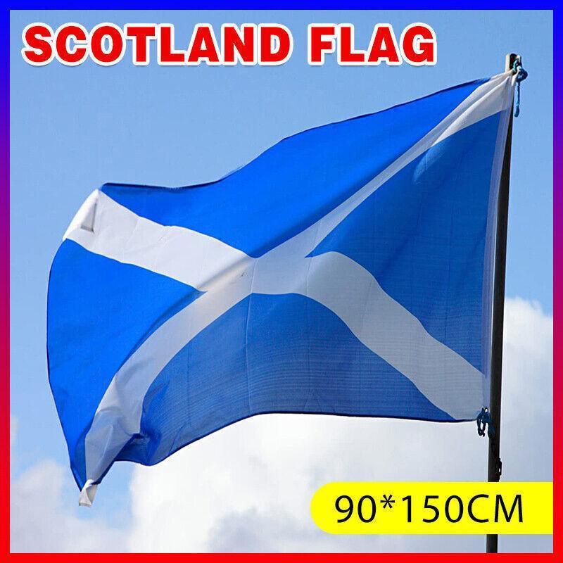 Large Scotland Scottish Flag Saltire Heavy Duty Outdoor 90 X 150 CM - 3ft x 5ft V528-SCOTTISHFLAG-33912