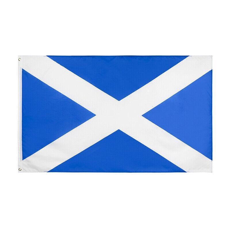 Large Scotland Scottish Flag Saltire Heavy Duty Outdoor 90 X 150 CM - 3ft x 5ft V528-SCOTTISHFLAG-33912
