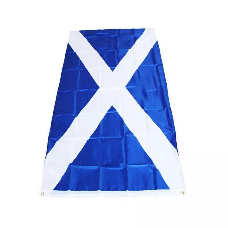Large Scotland Scottish Flag Saltire Heavy Duty Outdoor 90 X 150 CM - 3ft x 5ft V528-SCOTTISHFLAG-33912