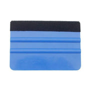 Felt Edge Squeegee For Decals Sticker Vinyl Sheet Car Wrap Applicator Tool Blue V528-SCRAPER-1PC-12712
