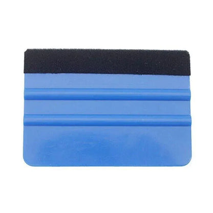 Felt Edge Squeegee For Decals Sticker Vinyl Sheet Car Wrap Applicator Tool Blue V528-SCRAPER-1PC-12712