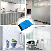 Felt Edge Squeegee For Decals Sticker Vinyl Sheet Car Wrap Applicator Tool Blue V528-SCRAPER-1PC-12712