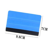 Felt Edge Squeegee For Decals Sticker Vinyl Sheet Car Wrap Applicator Tool Blue V528-SCRAPER-1PC-12712