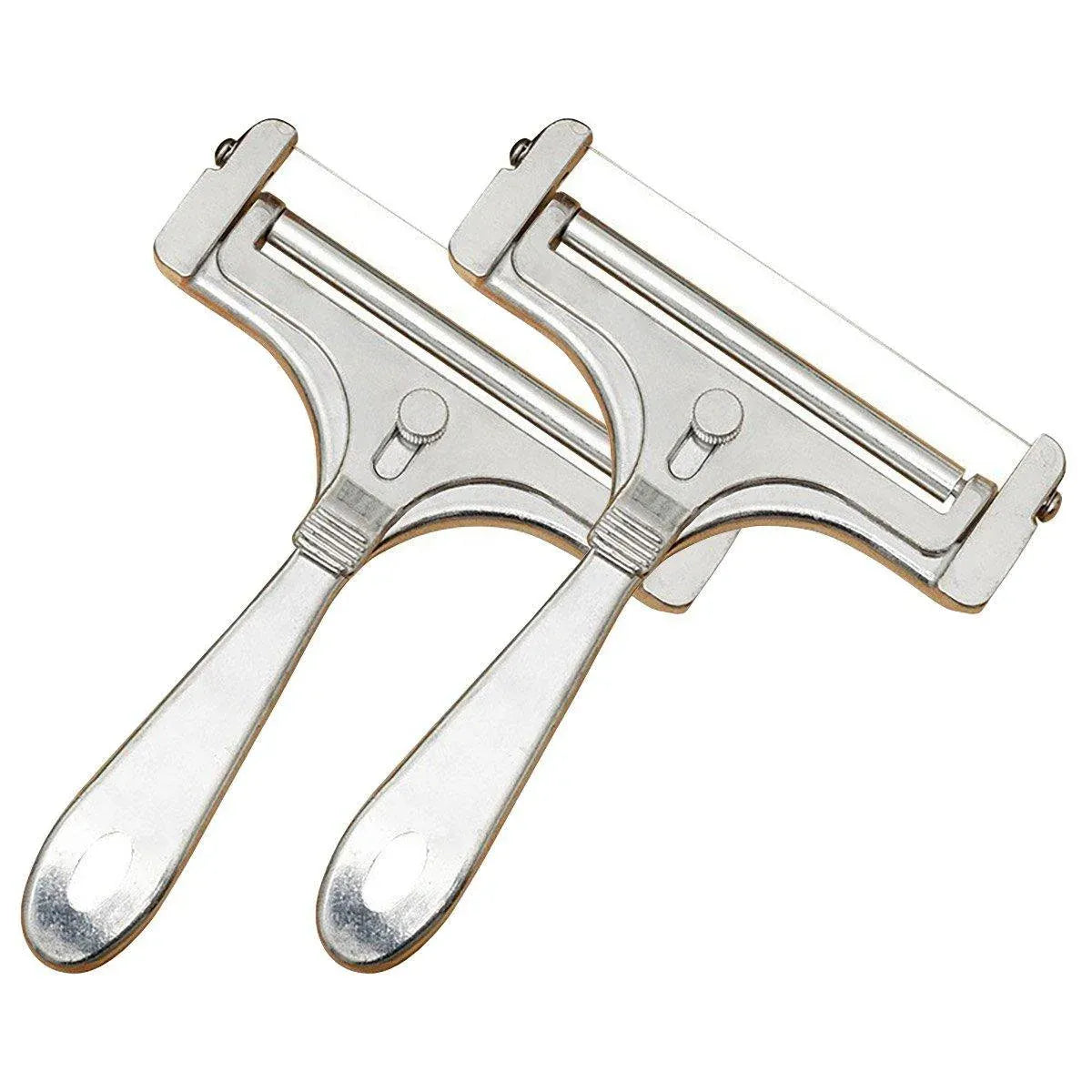 1/2 PCS Butter Cheese Grater Slicer Scraper Stainless Steel Kitchen Gadget Tool - 2PCS V528-SCRAPER-2PCS-695657