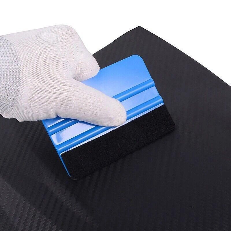 4Pcs Car Wrapping Vinyl Squeegee Scraper Tool Wrap Soft Felt Edge Sticker Tools V528-SCRAPER-4PCS-58232