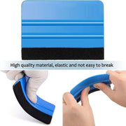4Pcs Car Wrapping Vinyl Squeegee Scraper Tool Wrap Soft Felt Edge Sticker Tools V528-SCRAPER-4PCS-58232