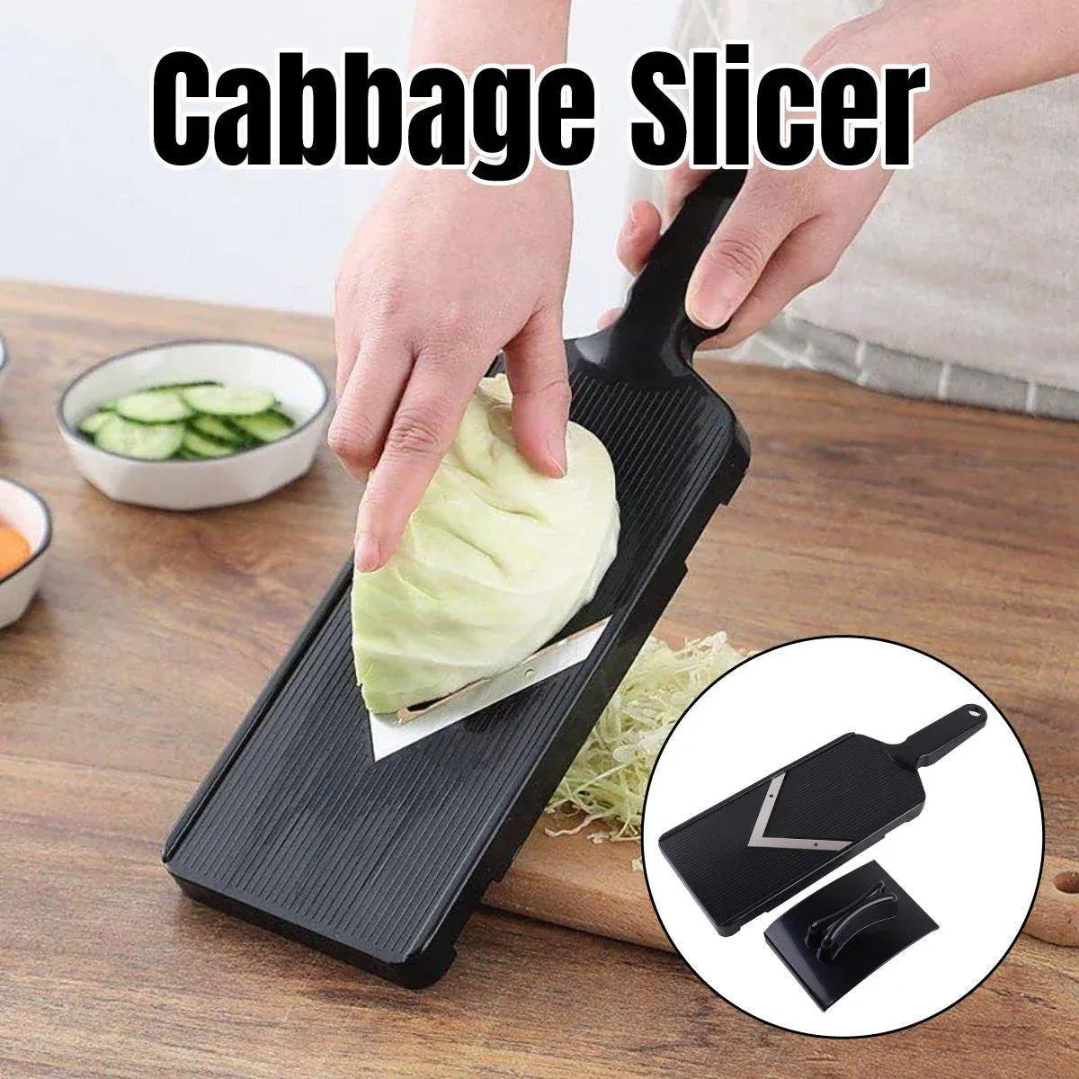 Shredded Vegetable Cutter Machine for Cabbage Radish Salad Slicer Kitchen Tool V528-SCRATCH-BOARD-BLACK-516950