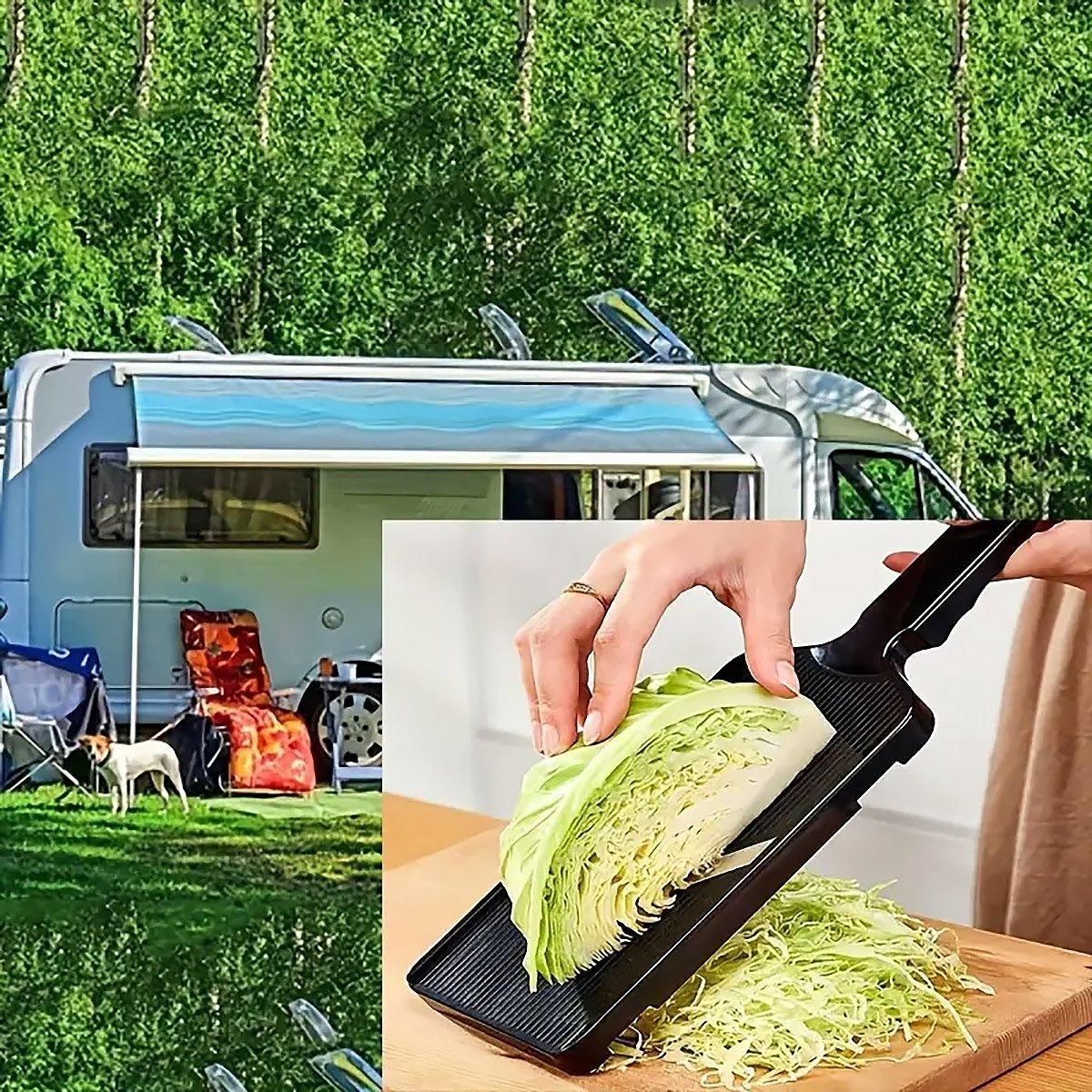 Shredded Vegetable Cutter Machine for Cabbage Radish Salad Slicer Kitchen Tool V528-SCRATCH-BOARD-BLACK-516950