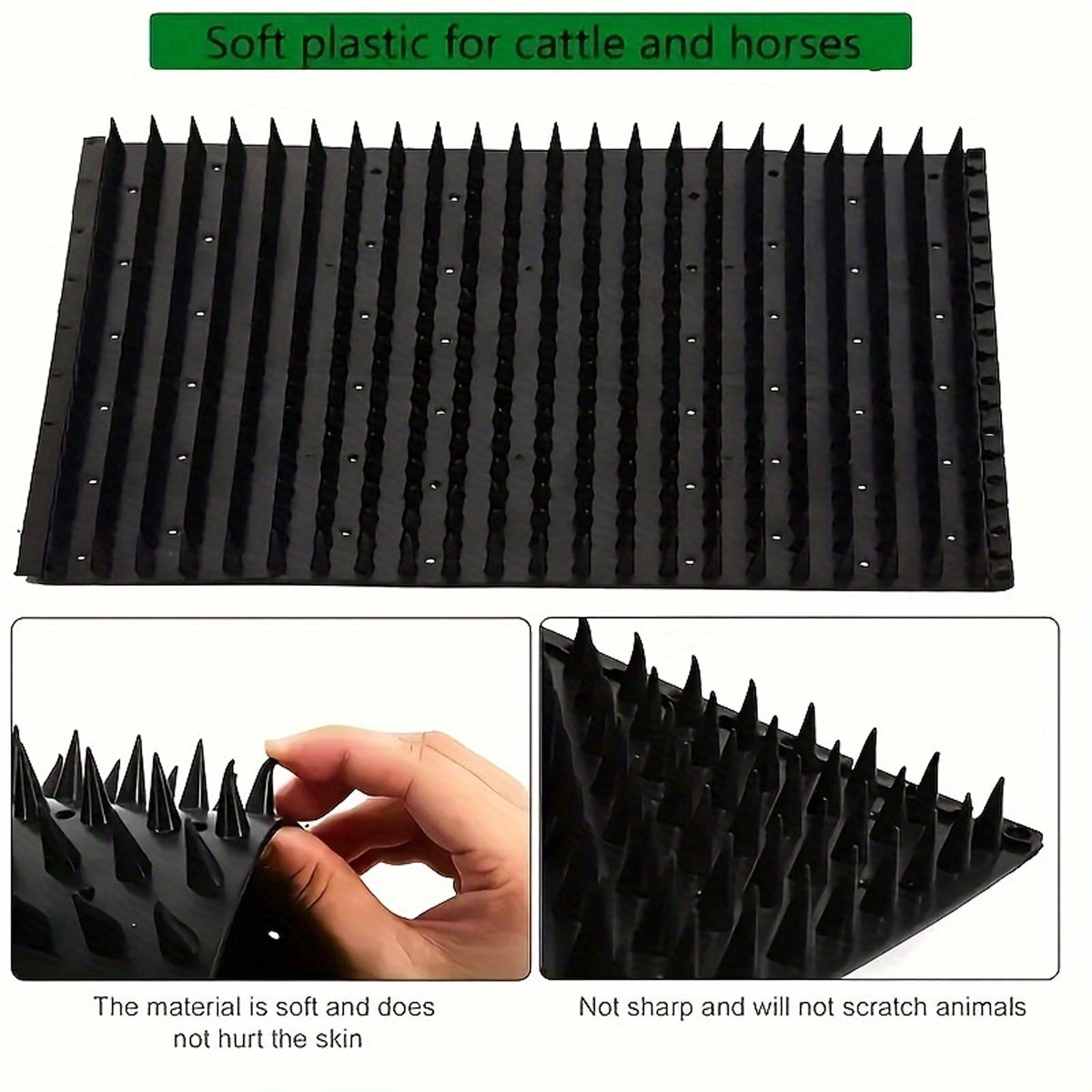 Cattle Body Brush Scratching Pad Assistant Tool for Farm Pasture Cow and Sheep V528-SCRATCH-BRUSH-930631