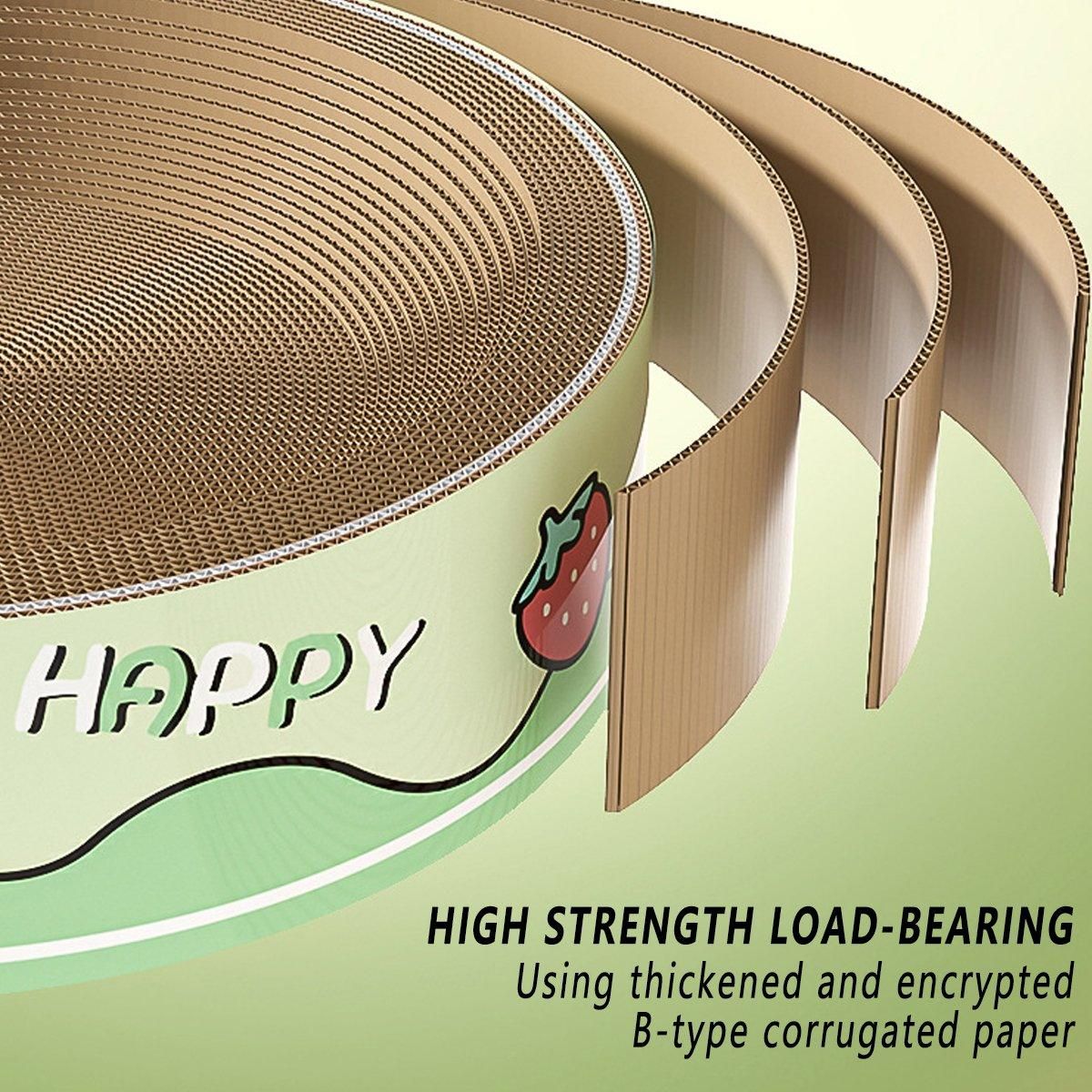 Extra-Large Oval Cat Scratching Board Durable Pet Toy Cat Kittens Wear Resistant - Bear V528-SCRATCHING-BOARD-BEAR-L-646566